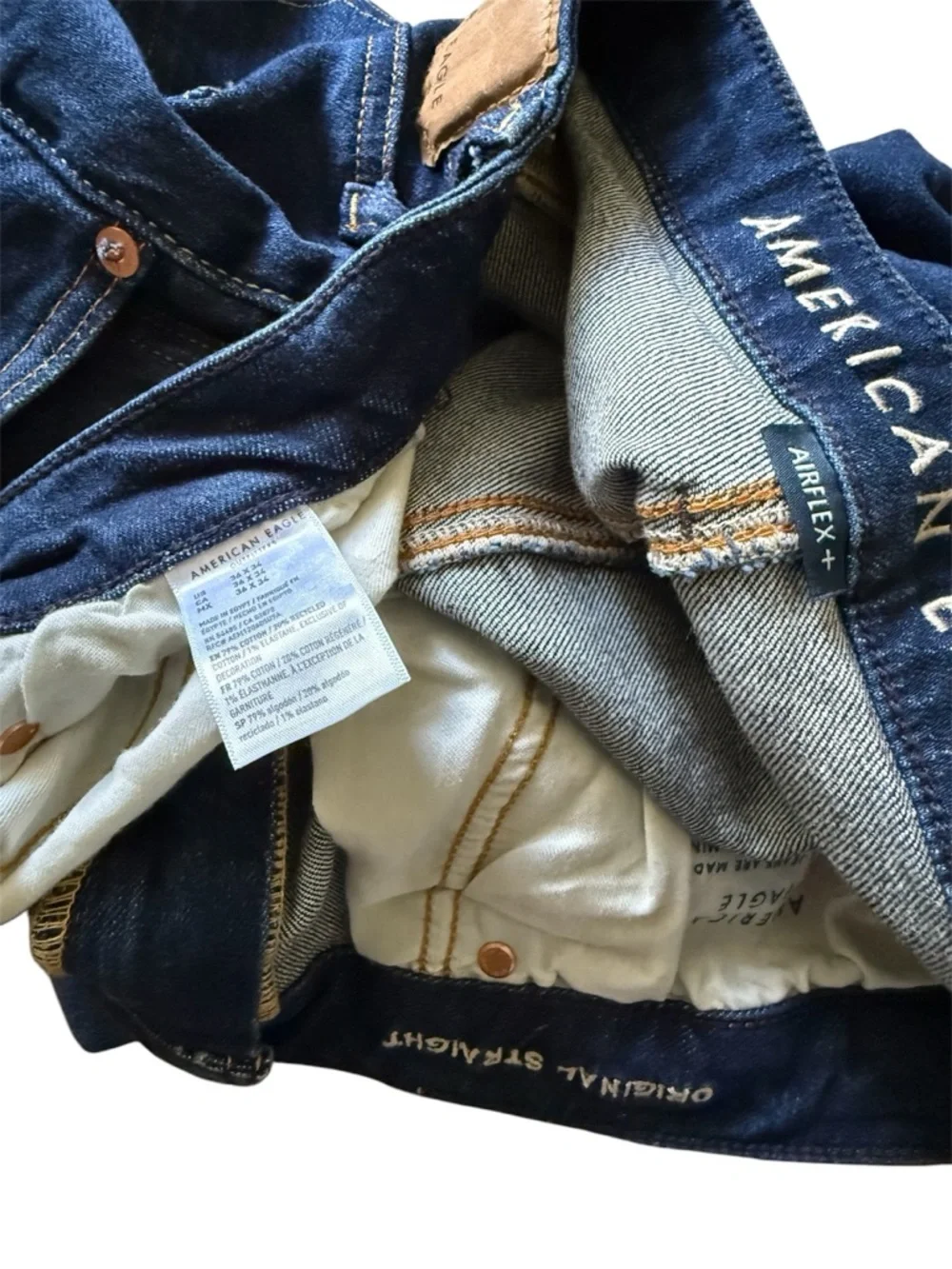 American Eagle Outfitters Men’s 36x34 Original Straight Jeans Men's Regular